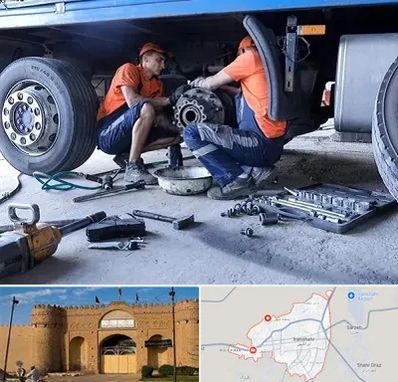 تعمیرگاه ماشین سنگین در ایرانشهر