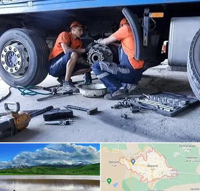 تعمیرگاه ماشین سنگین در مرند