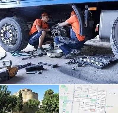 تعمیرگاه ماشین سنگین در مرداویج اصفهان