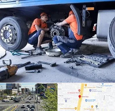 تعمیرگاه ماشین سنگین در ستاری