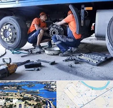 تعمیرگاه ماشین سنگین در کوروش اهواز