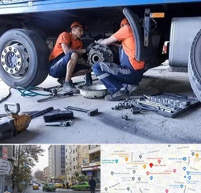 تعمیرگاه ماشین سنگین در فاطمی