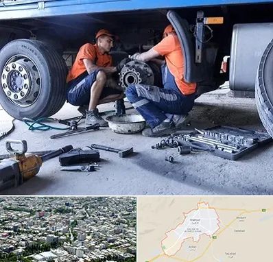 تعمیرگاه ماشین سنگین در شاهرود