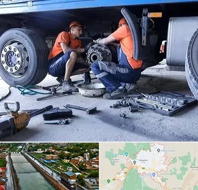 تعمیرگاه ماشین سنگین در مراغه