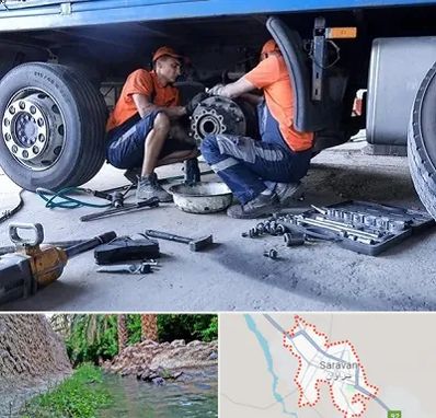 تعمیرگاه ماشین سنگین در سراوان
