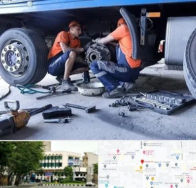 تعمیرگاه ماشین سنگین در طالقانی