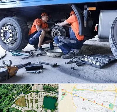 تعمیرگاه ماشین سنگین در وکیل آباد مشهد