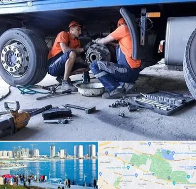 تعمیرگاه ماشین سنگین در چیتگر 