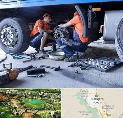 تعمیرگاه ماشین سنگین در بروجرد