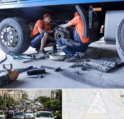 تعمیرگاه ماشین سنگین در سیدی مشهد