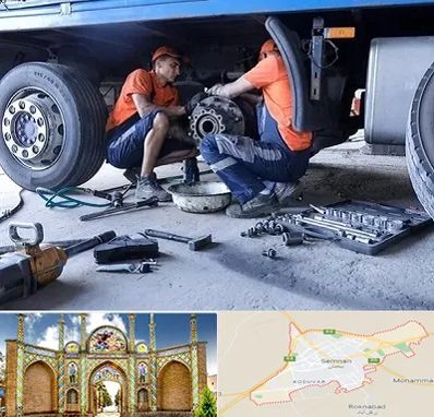 تعمیرگاه ماشین سنگین در سمنان
