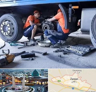 تعمیرگاه ماشین سنگین در زنجان