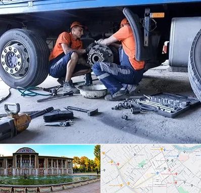 تعمیرگاه ماشین سنگین در عفیف آباد شیراز