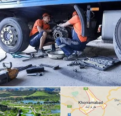 تعمیرگاه ماشین سنگین در خرم آباد
