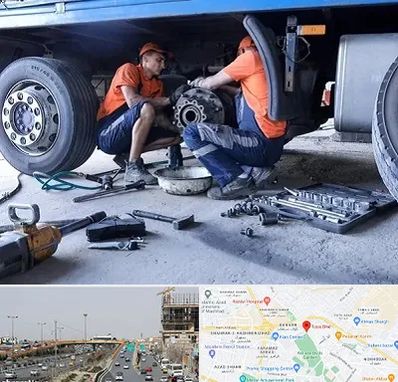 تعمیرگاه ماشین سنگین در بلوار توس مشهد