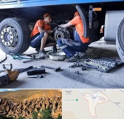 تعمیرگاه ماشین سنگین در اسکو