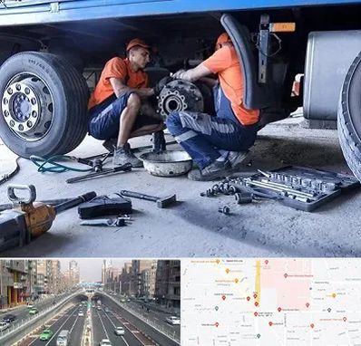 تعمیرگاه ماشین سنگین در توحید