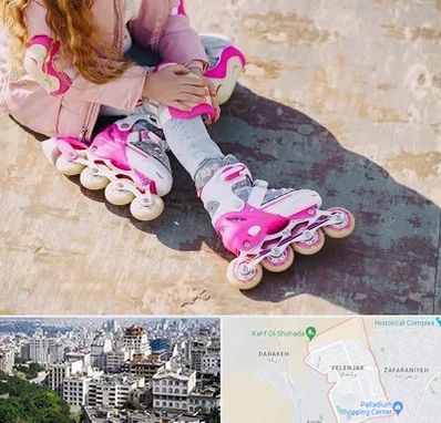 مربی اسکیت در ولنجک 