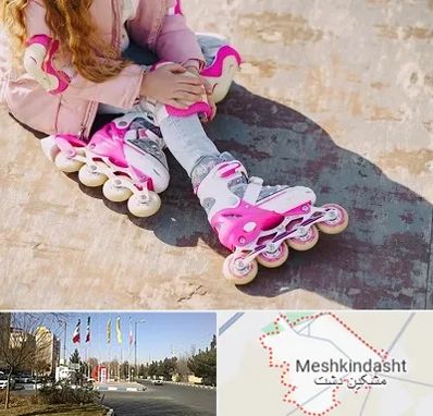 مربی اسکیت در مشکین دشت