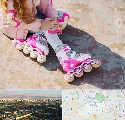 مربی اسکیت در منطقه 19 تهران