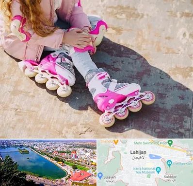 مربی اسکیت در لاهیجان