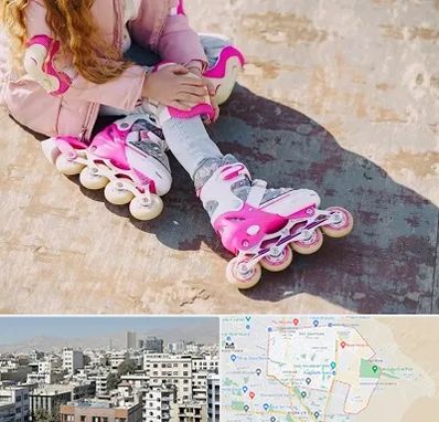 مربی اسکیت در منطقه 14 تهران