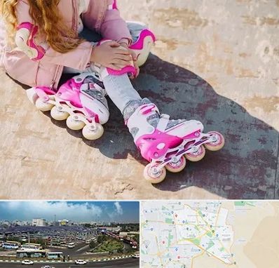 مربی اسکیت در منطقه 15 تهران