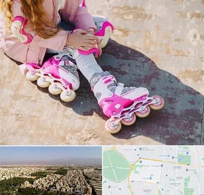 مربی اسکیت در نازی آباد