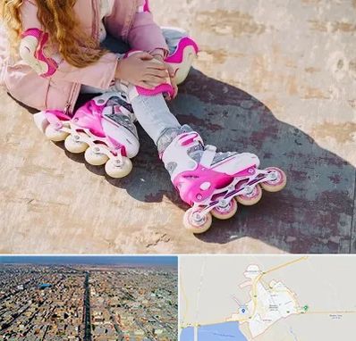 مربی اسکیت در بندر ماهشهر