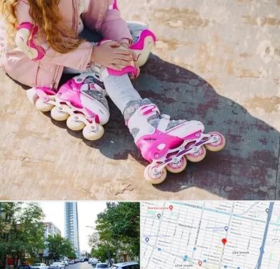 مربی اسکیت در امامت مشهد