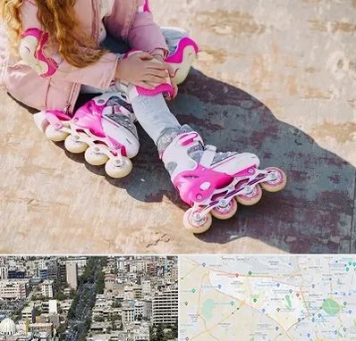 مربی اسکیت در منطقه 18 تهران