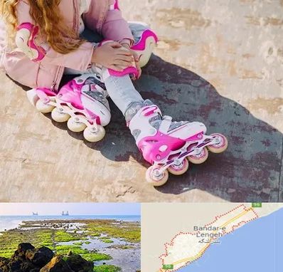 مربی اسکیت در بندرلنگه