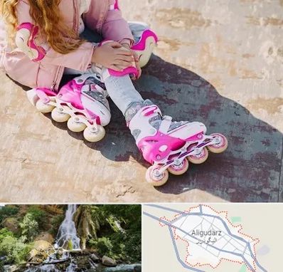 مربی اسکیت در الیگودرز