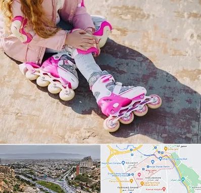 مربی اسکیت در معالی آباد شیراز