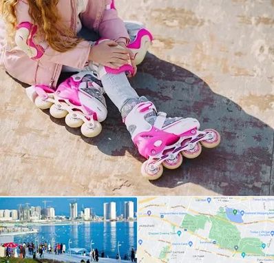 مربی اسکیت در چیتگر 