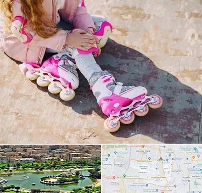 مربی اسکیت در منطقه 9 تهران