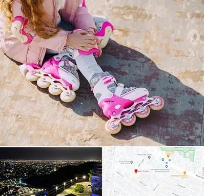 مربی اسکیت در هفت تیر مشهد