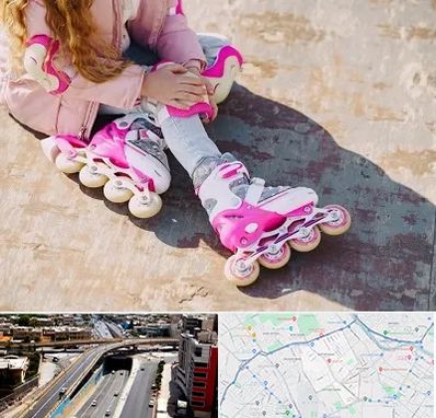 مربی اسکیت در ستارخان شیراز