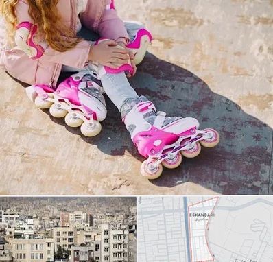 مربی اسکیت در اسکندری