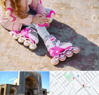 مربی اسکیت در مصلی مشهد