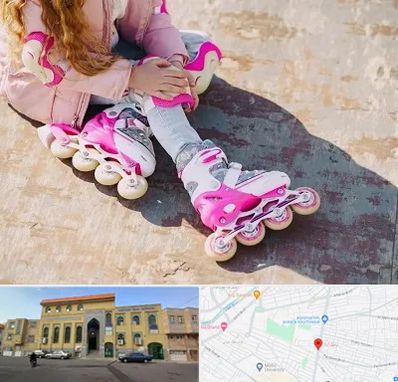 مربی اسکیت در زنبیل آباد قم