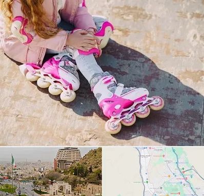 مربی اسکیت در فرهنگ شهر شیراز