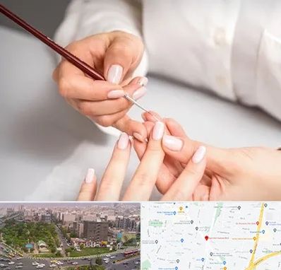 سالن کاشت ناخن در آیت الله کاشانی