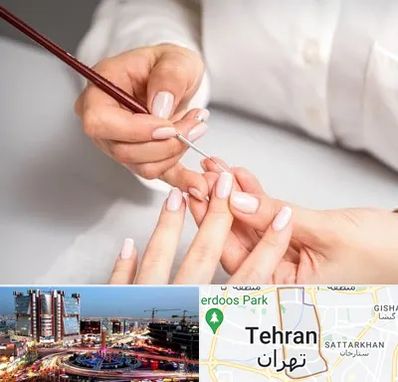 سالن کاشت ناخن در صادقیه تهران