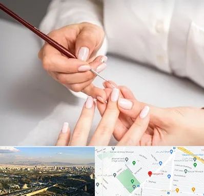 سالن کاشت ناخن در هنگام