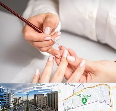 سالن کاشت ناخن در سعادت آباد تهران