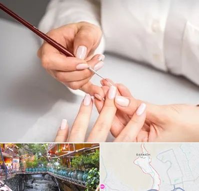 سالن کاشت ناخن در درکه