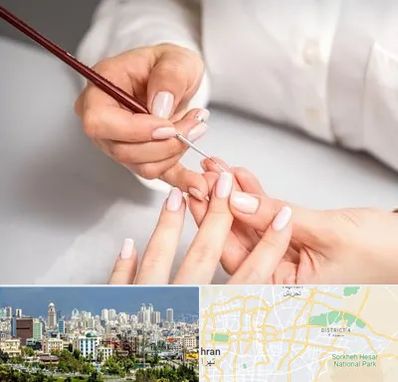 سالن کاشت ناخن در شرق تهران