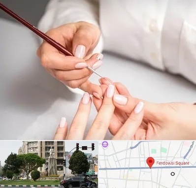 سالن کاشت ناخن در میدان فردوسی تهران