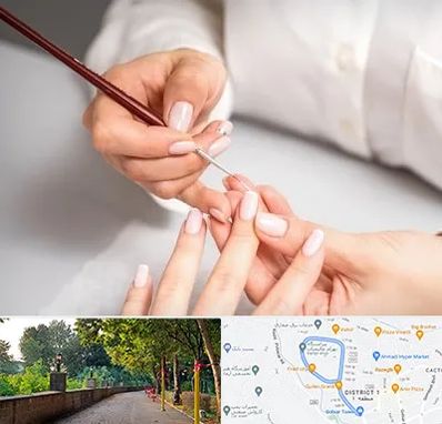 سالن کاشت ناخن در فلکه گاز رشت